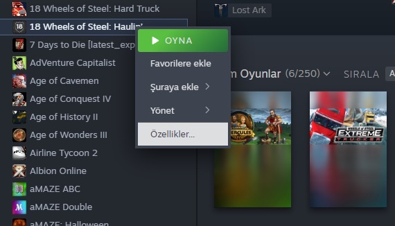 Steam Başlangıç Seçenekleri Nasıl Değiştirilir?